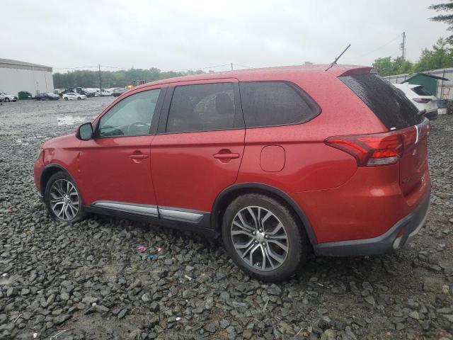  MITSUBISHI OUTLANDER 2016 Czerwony