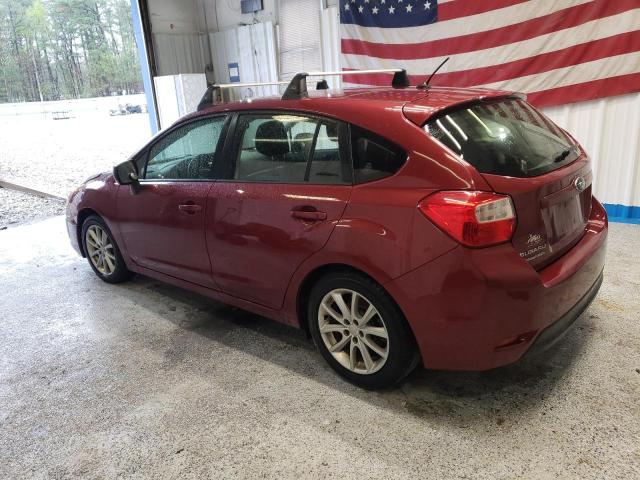  SUBARU IMPREZA 2014 Red