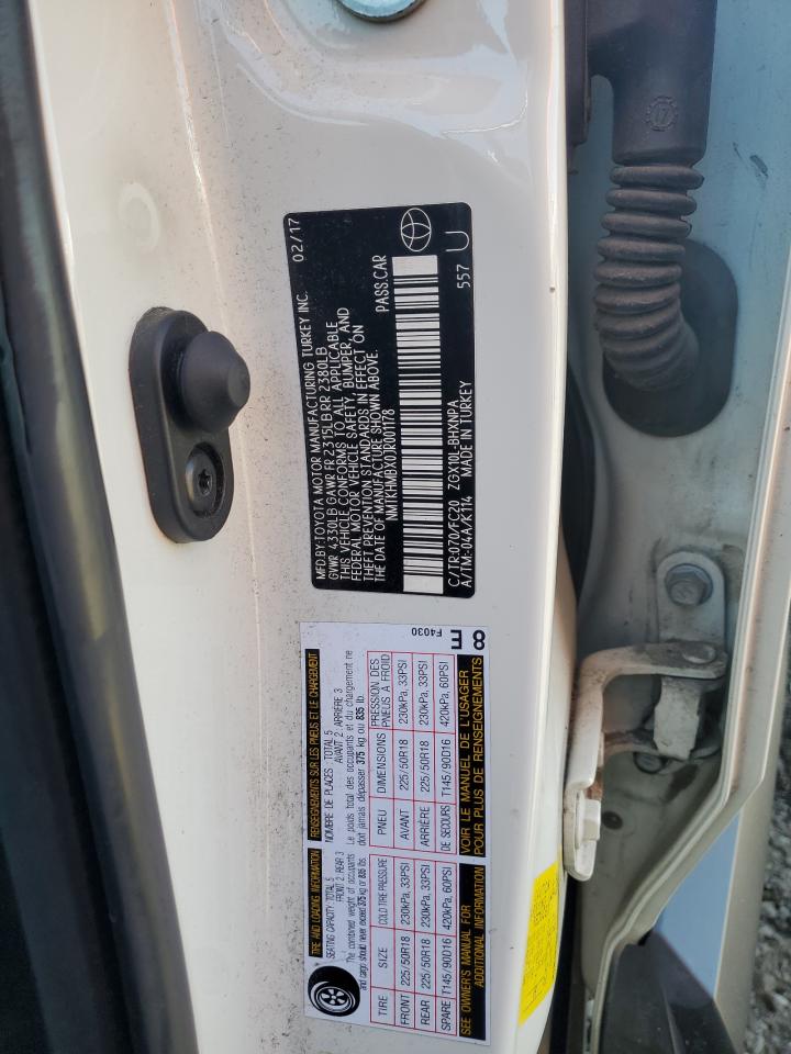 2018 Toyota C-Hr Xle VIN: NMTKHMBX0JR001178 Lot: 57107545