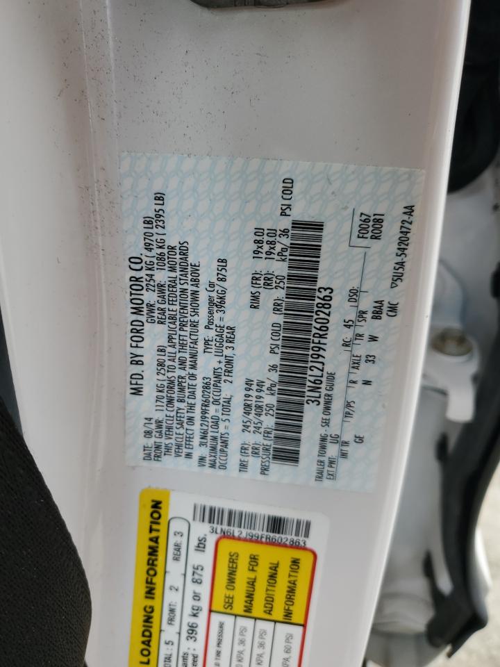 2015 Lincoln Mkz VIN: 3LN6L2J99FR602863 Lot: 56679335