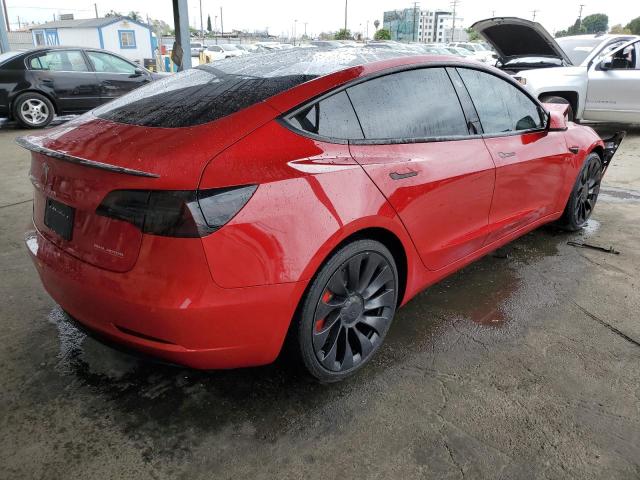  TESLA MODEL 3 2022 Красный