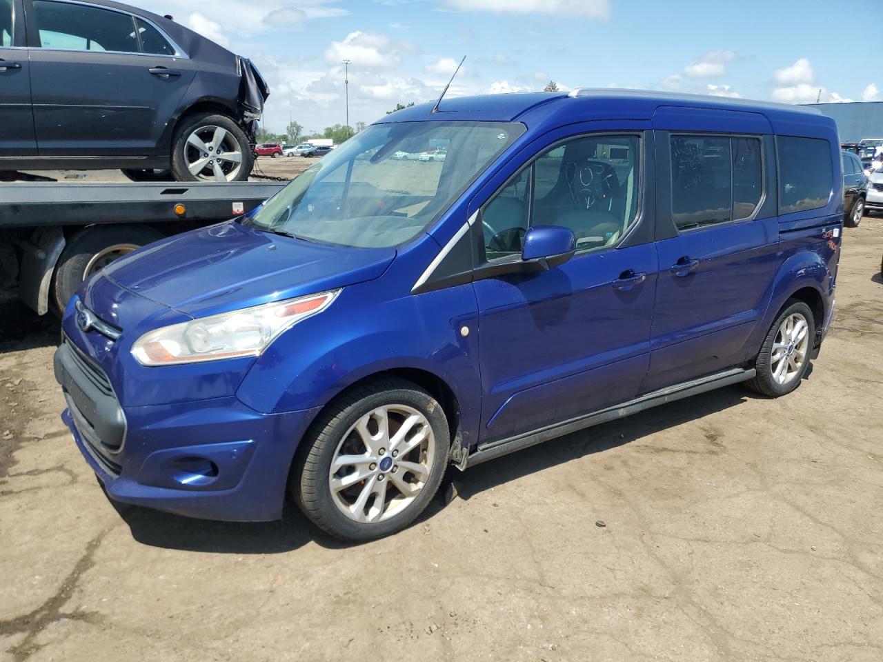 2015 Ford Transit Connect Titanium for Sale in Woodhaven, MI - Side