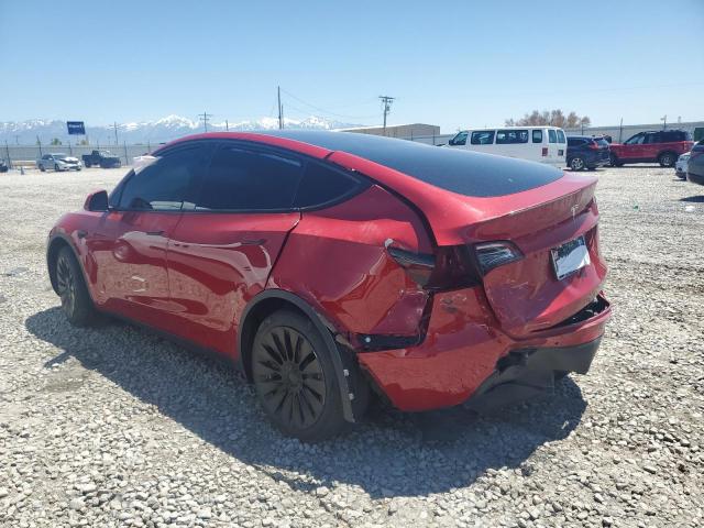  TESLA MODEL Y 2022 Czerwony