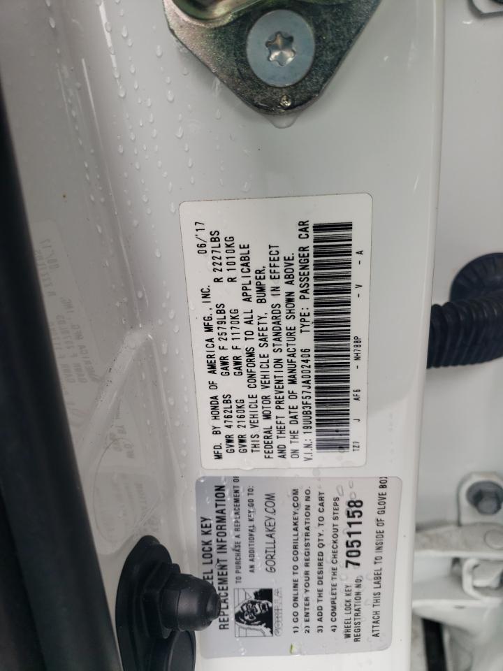 2018 Acura Tlx Tech VIN: 19UUB3F57JA002406 Lot: 56193705