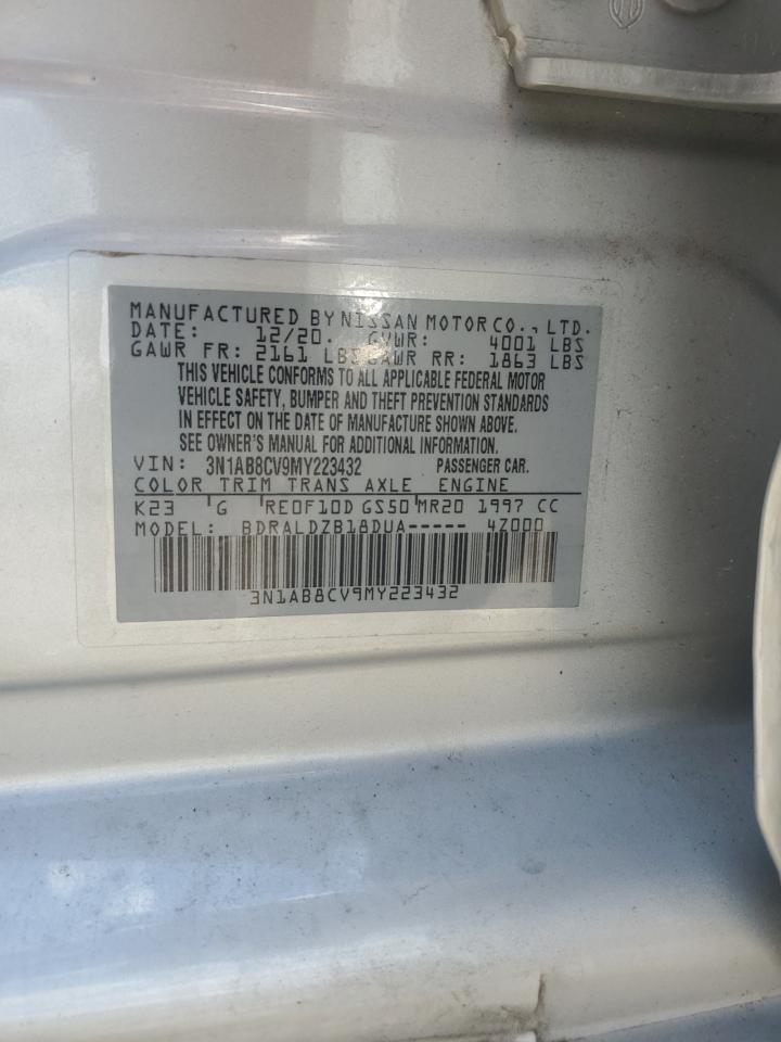 2021 Nissan Sentra Sv VIN: 3N1AB8CV9MY223432 Lot: 56841635