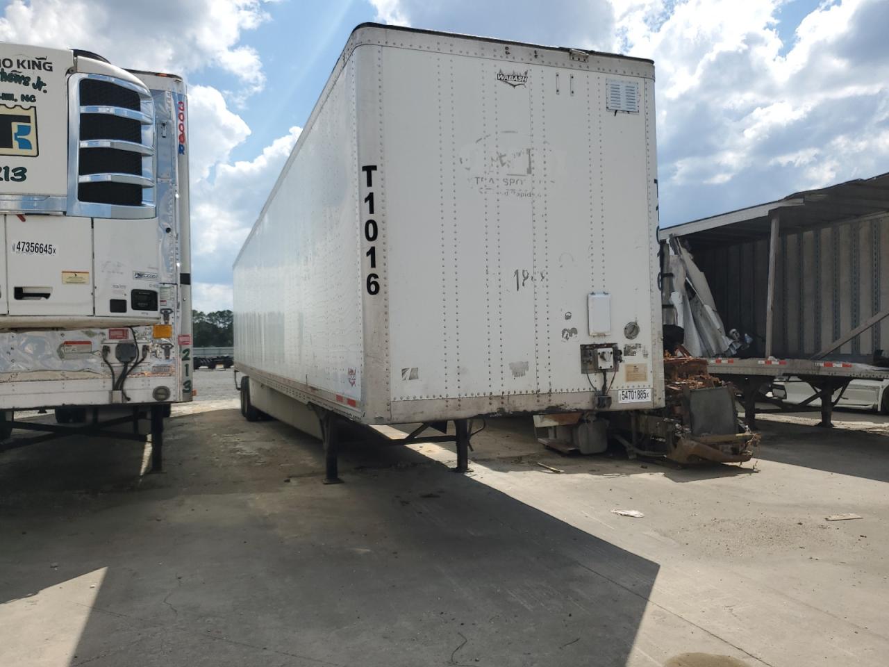 2012 Wabash Dry Van Trailer en Venta en Lumberton, NC - Minor Dent/Scratches