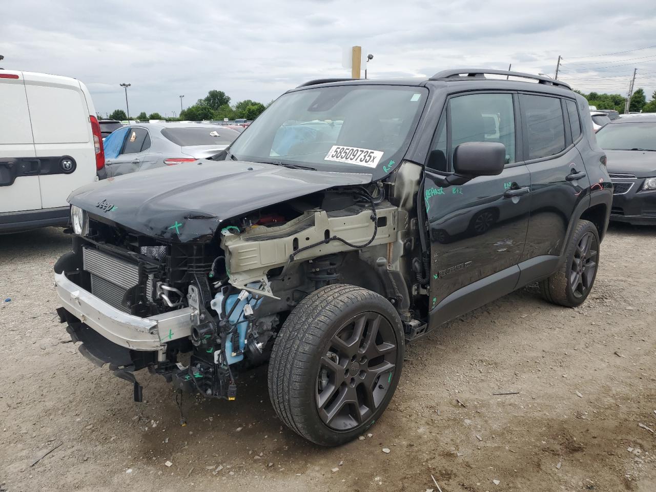 2021 Jeep Renegade Latitude იყიდება Indianapolis-ში, IN - Front End