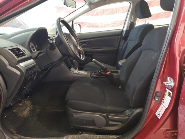  SUBARU IMPREZA 2014 Red