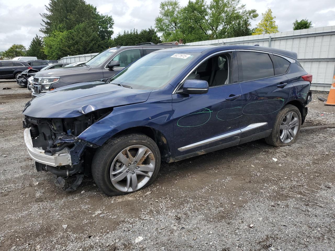 2021 Acura Rdx Advance продається в Finksburg, MD - Front End