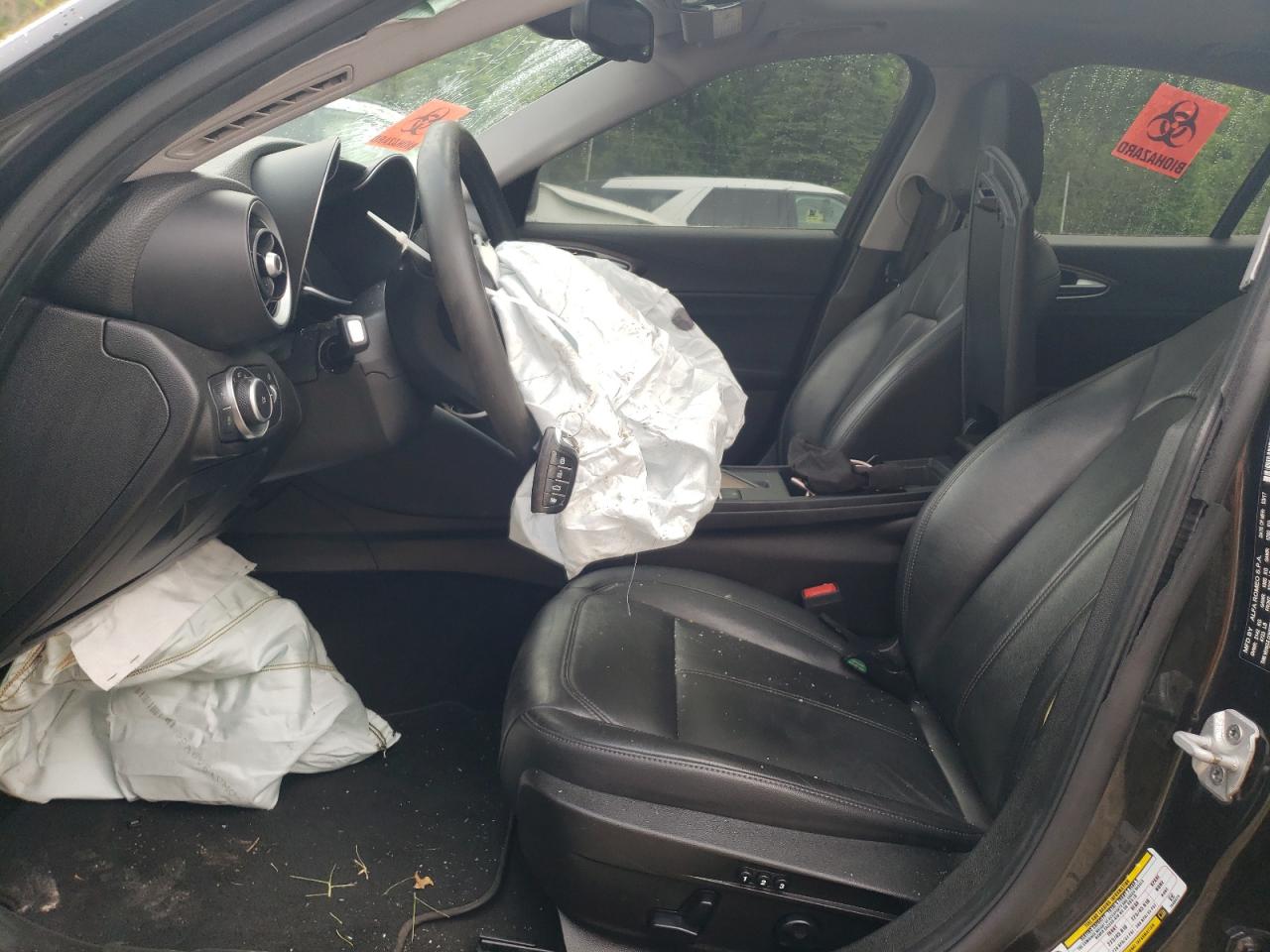 2018 Alfa Romeo Giulia Ti Q4 VIN: ZASFAKBN6J7B60704 Lot: 58418025