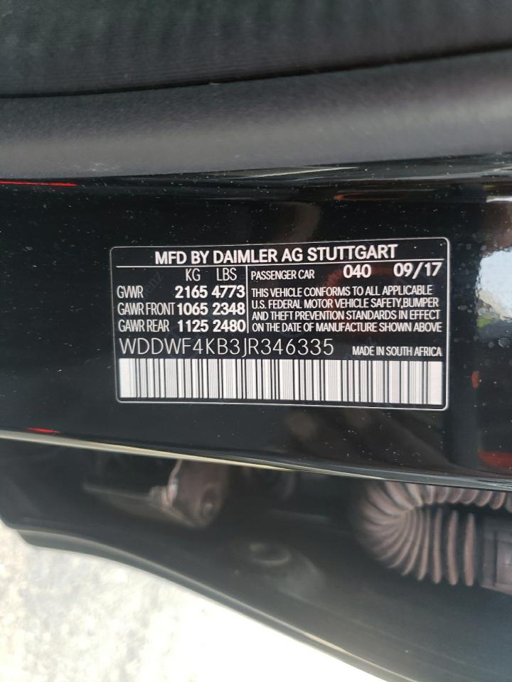 2018 Mercedes-Benz C 300 4Matic VIN: WDDWF4KB3JR346335 Lot: 56276735