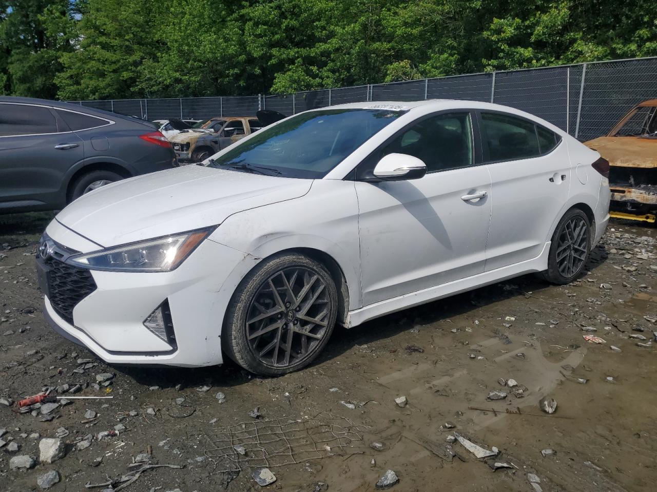 2019 Hyundai Elantra Sport en Venta en Waldorf, MD - Side