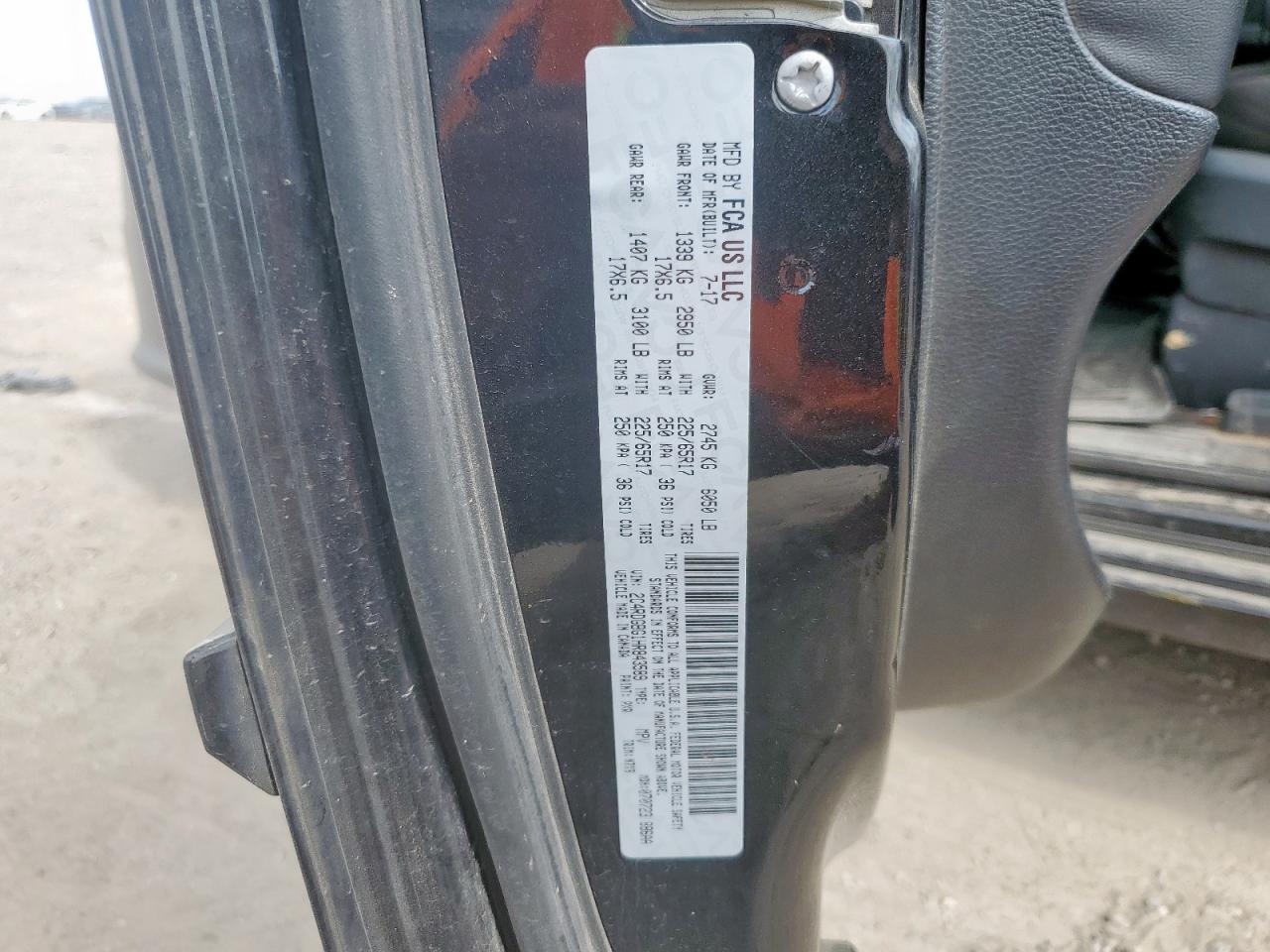 2017 Dodge Grand Caravan Se VIN: 2C4RDGBG1HR843589 Lot: 55651745