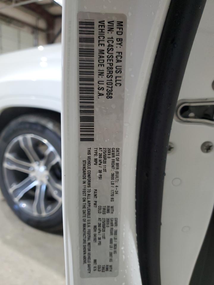 2024 Jeep Grand Wagoneer L Series I VIN: 1C4SJSEP8RS107368 Lot: 57612655