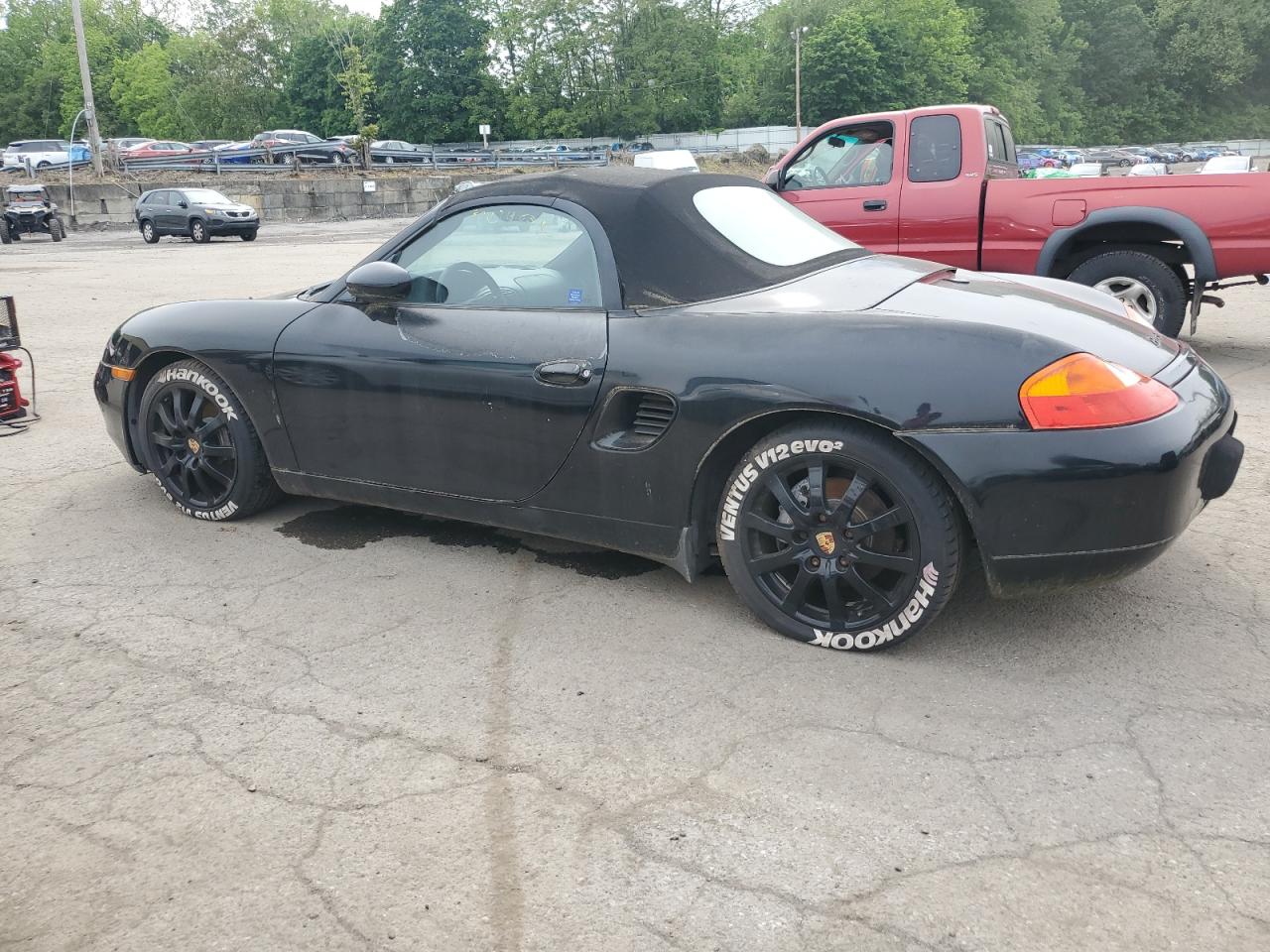 2000 Porsche Boxster black null gas WP0CA298X1U623778 photo #3