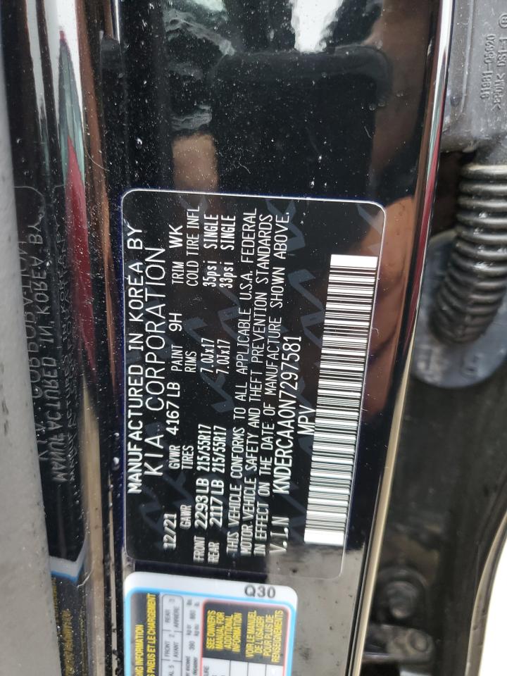 2022 Kia Seltos Ex VIN: KNDERCAA0N7297581 Lot: 56157535