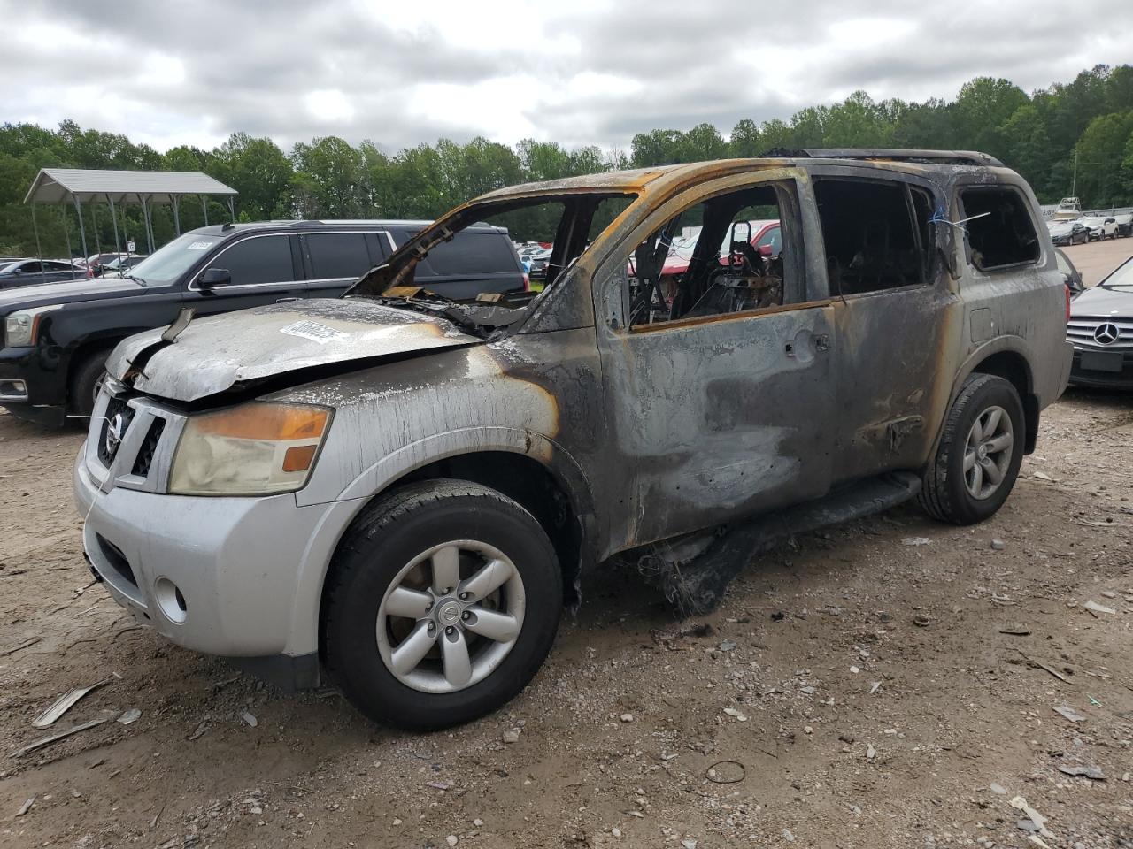 2014 Nissan Armada Sv VIN: 5N1BA0NDXEN604839 Lot: 58686225