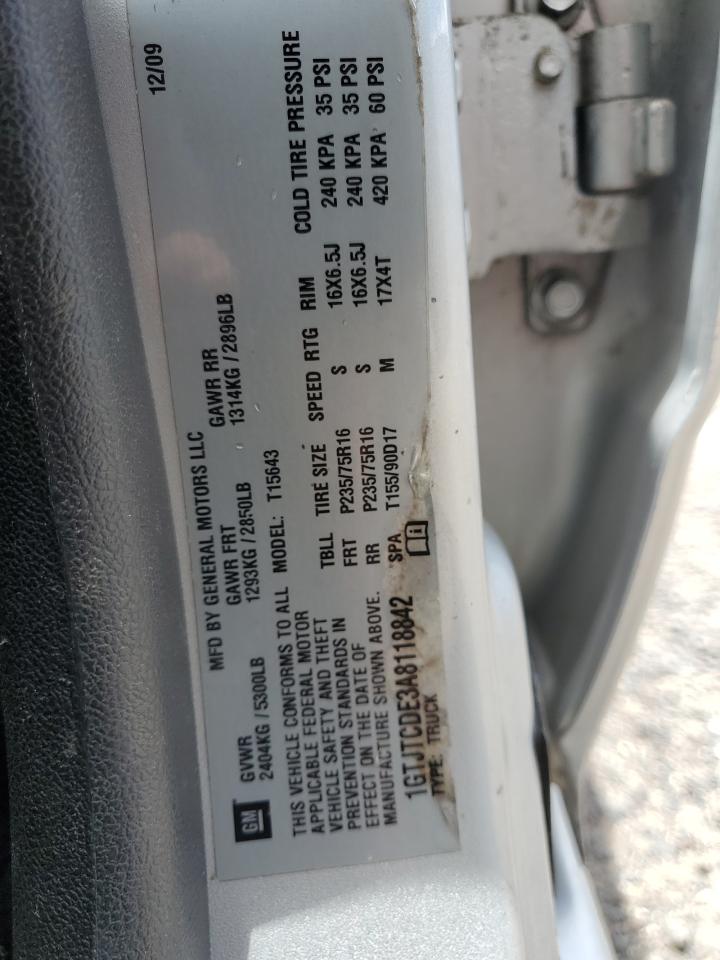 2010 GMC Canyon Sle VIN: 1GTJTCDE3A8118842 Lot: 56239205