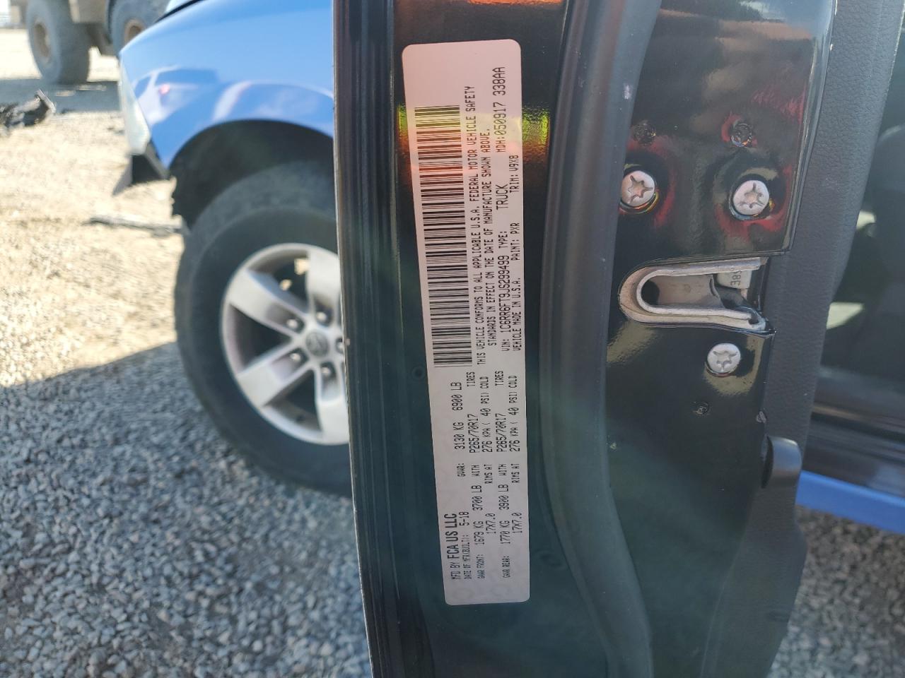 2018 Ram 1500 St VIN: 1C6RR6FT9JS299499 Lot: 52877305