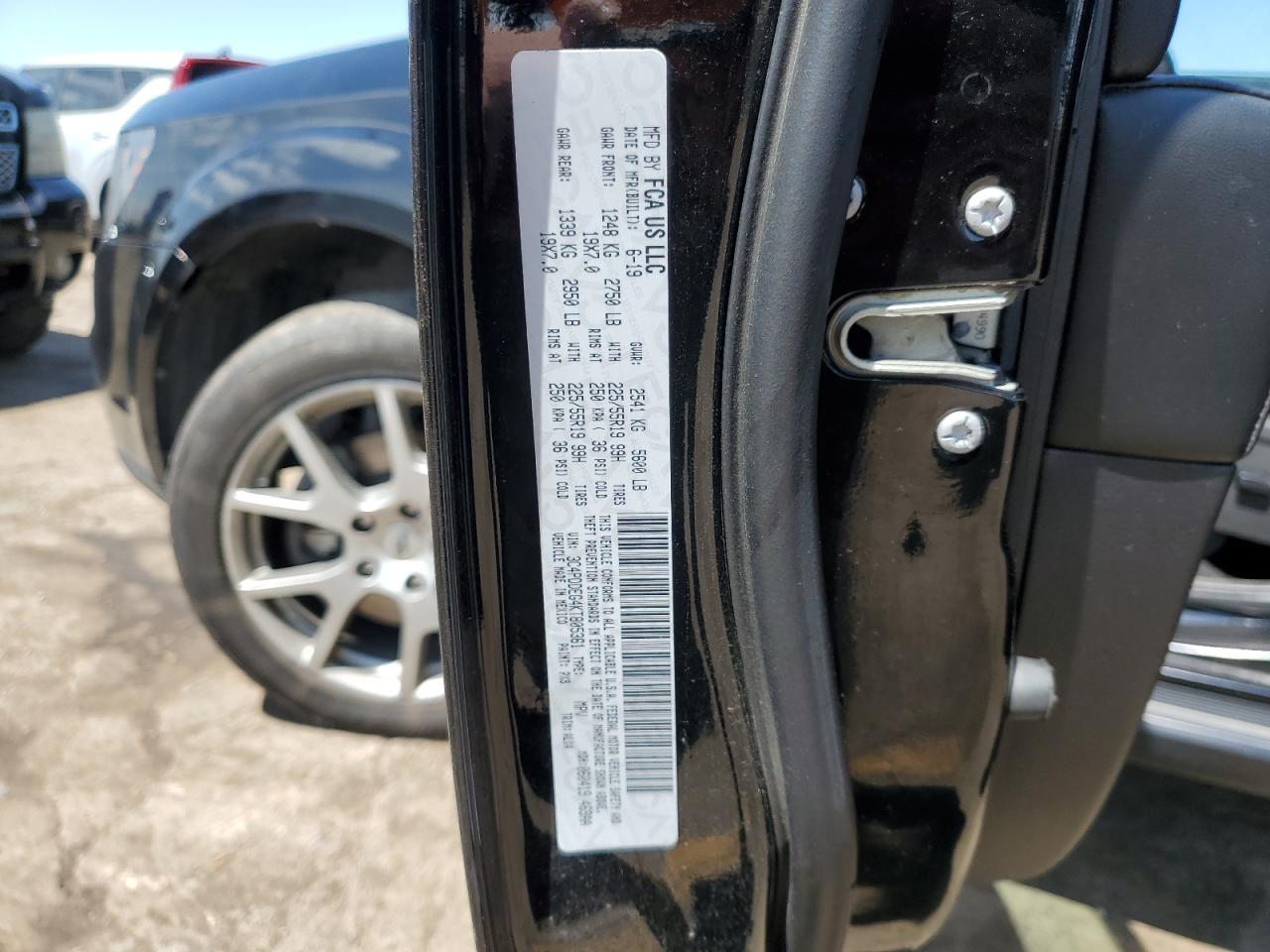 2019 Dodge Journey Gt VIN: 3C4PDDEG4KT805361 Lot: 56455155