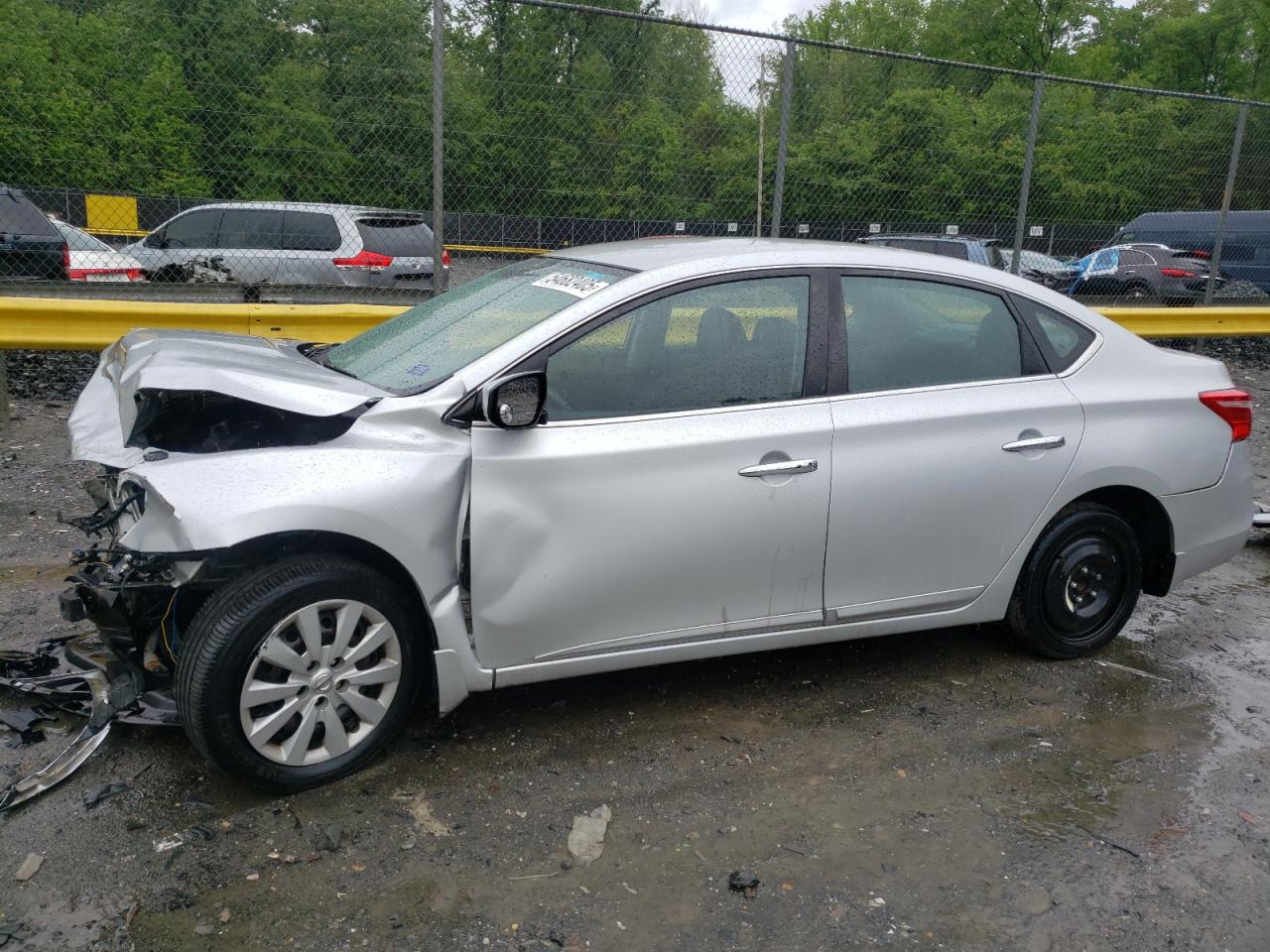 2016 Nissan Sentra S na sprzedaż w Waldorf, MD - Front End