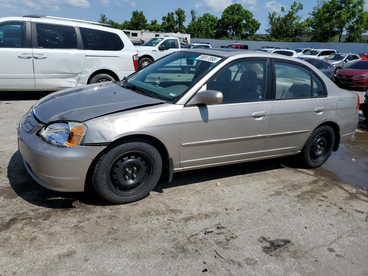 2002 Honda Civic Ex for Sale in Bridgeton, MO - Front End