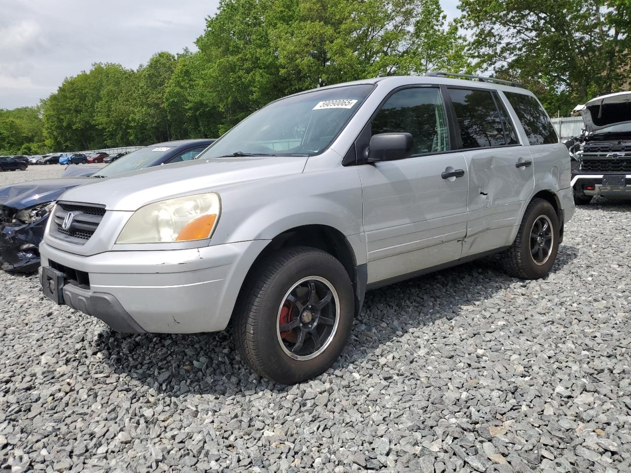 2005 Honda Pilot Exl zu verkaufen in North Billerica, MA - Side