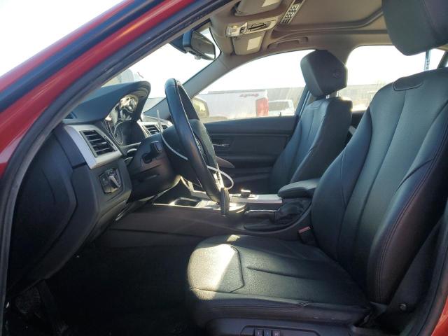  BMW 3 SERIES 2015 Czerwony