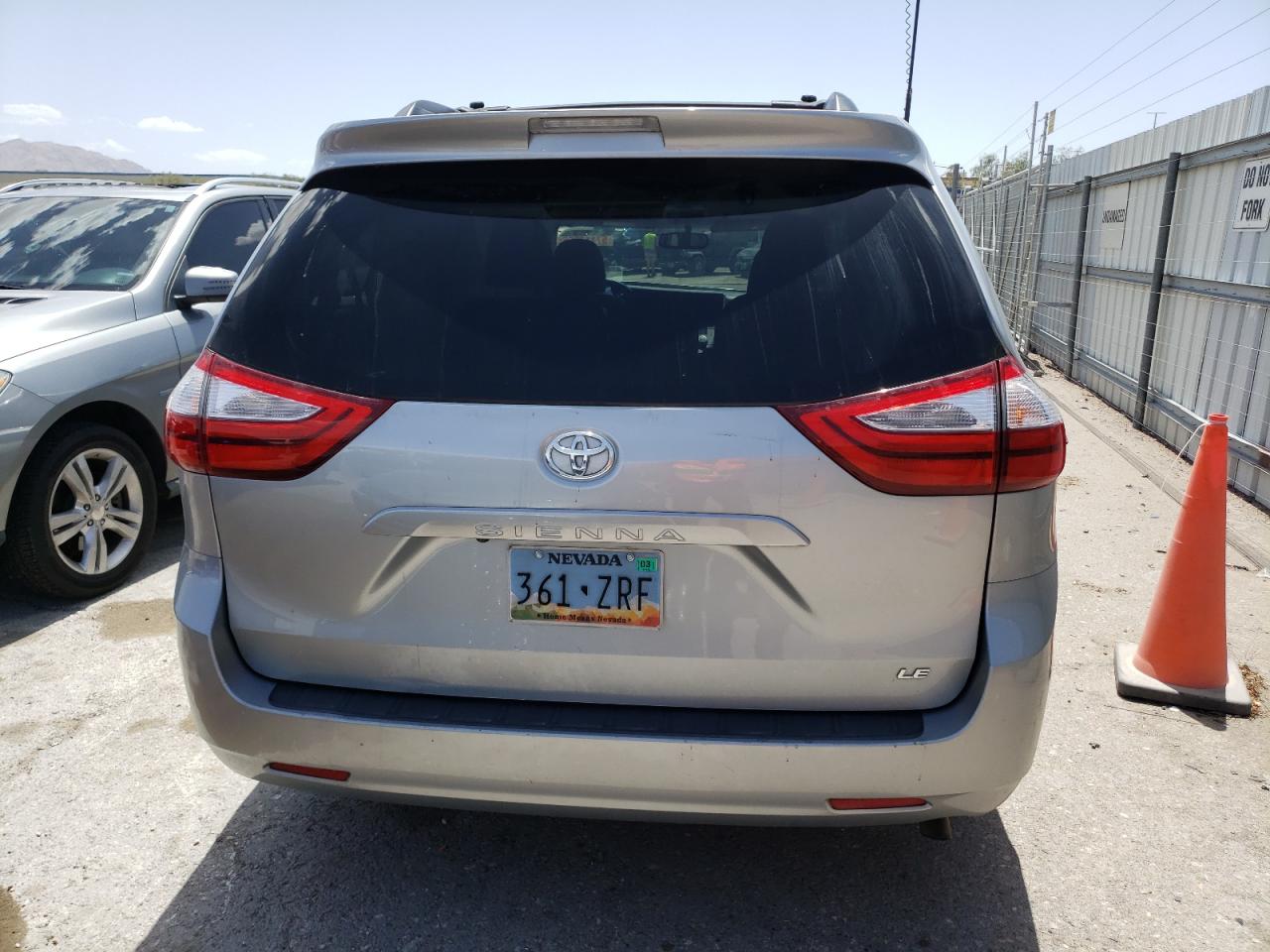 2015 Toyota Sienna Le VIN: 5TDKK3DC3FS631713 Lot: 57117065