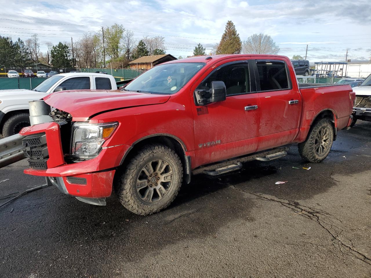 2021 Nissan Titan Sv na sprzedaż w Denver, CO - Front End
