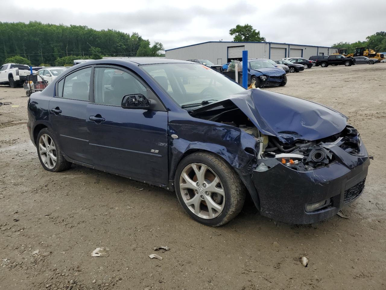 2008 MAZDA MAZDA3 with FRONT END damage, VIN JM1BK323981154482