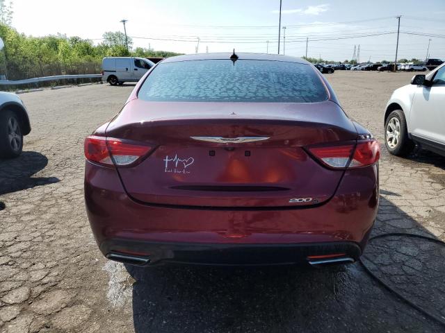 Sedans CHRYSLER 200 2015 Red