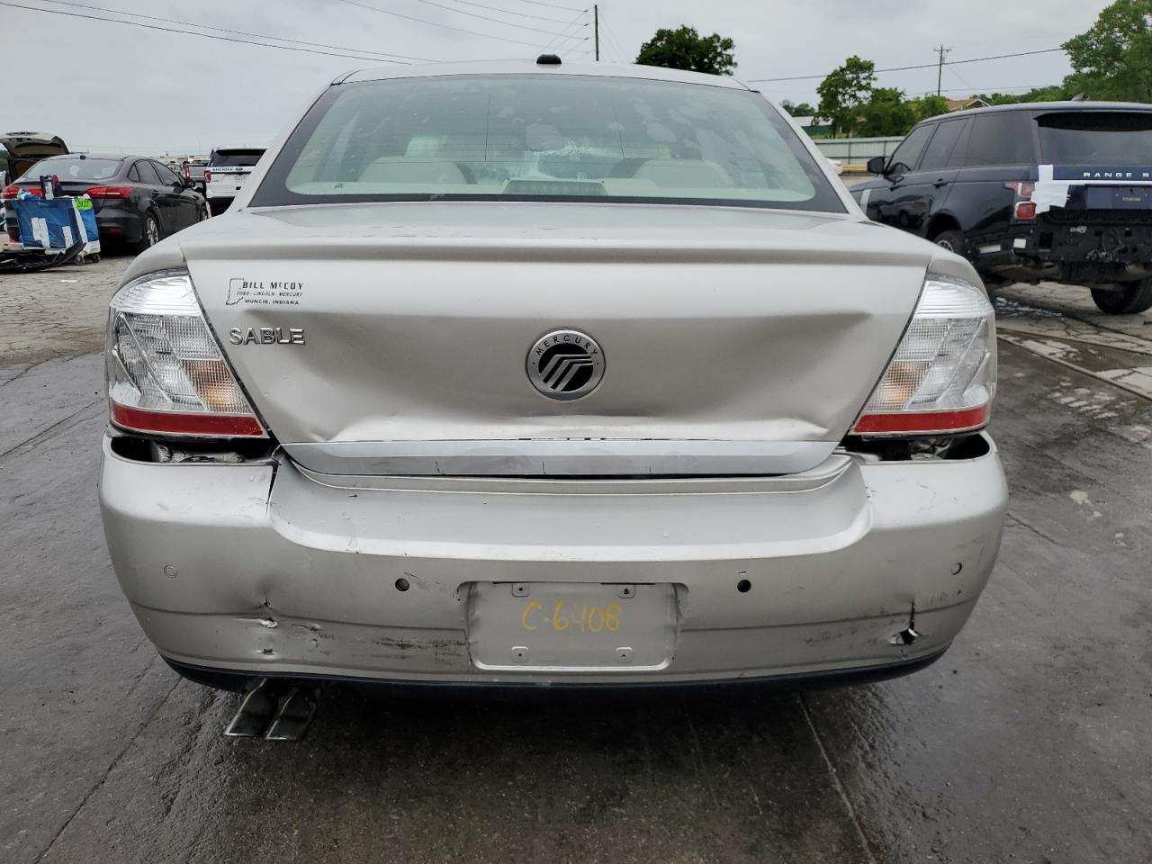 2008 Mercury Sable Luxury VIN: 1MEHM40WX8G625509 Lot: 56169125