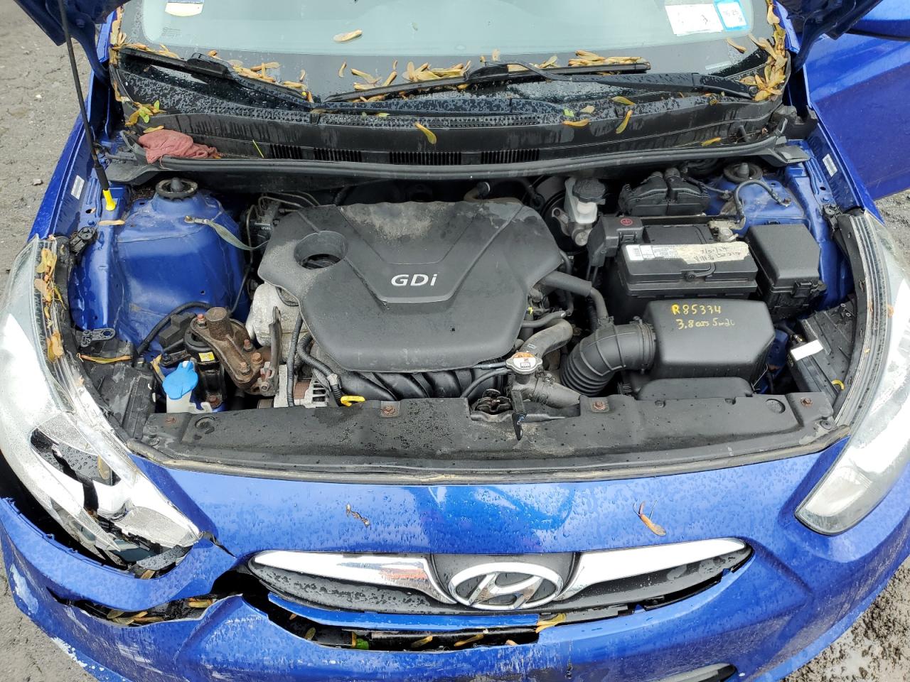 2014 Hyundai Accent Gls VIN: KMHCT5AE7EU152218 Lot: 57022785