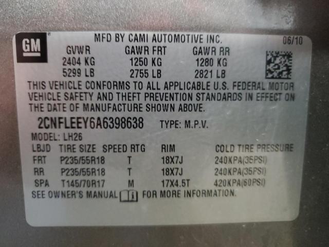 2010 CHEVROLET EQUINOX LT