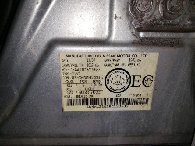 2008 NISSAN ALTIMA 2.5  