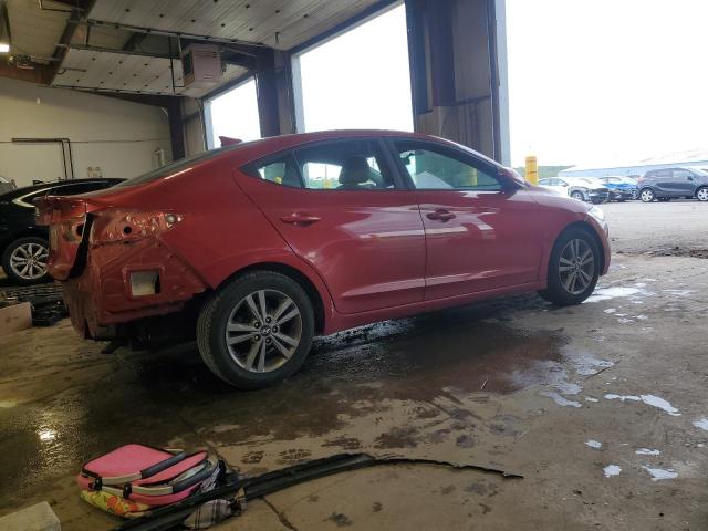  HYUNDAI ELANTRA 2018 Czerwony