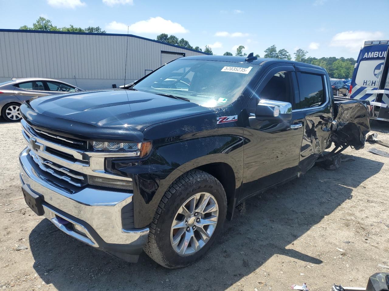 2019 Chevrolet Silverado K1500 Ltz na sprzedaż w Hampton, VA - Side