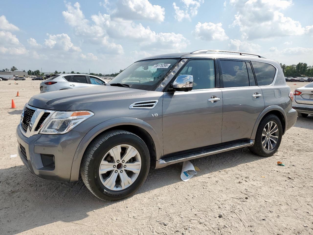 2020 Nissan Armada Sv на продаже в Houston, TX - Minor Dent/Scratches