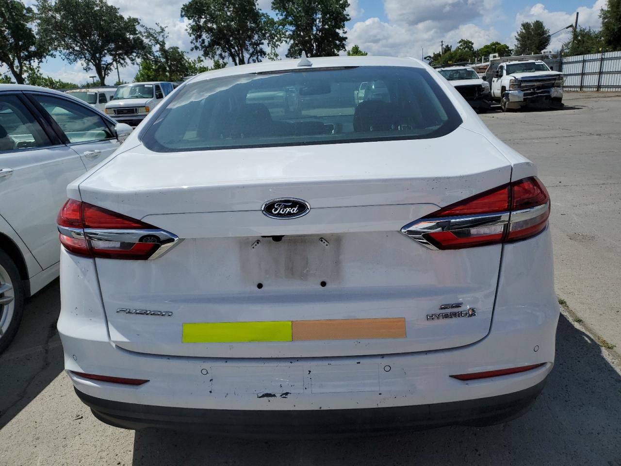 2019 Ford Fusion Se VIN: 3FA6P0LU6KR124867 Lot: 54024445