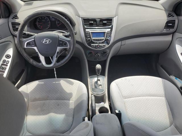  HYUNDAI ACCENT 2012 Czerwony