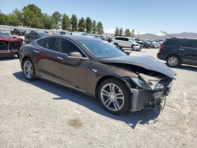  TESLA MODEL S 2014 tan