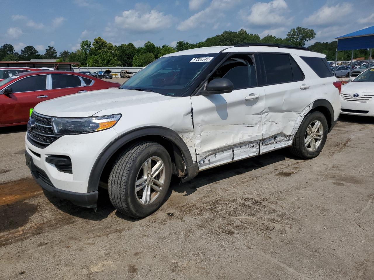 2021 Ford Explorer Xlt იყიდება Florence-ში, MS - Side