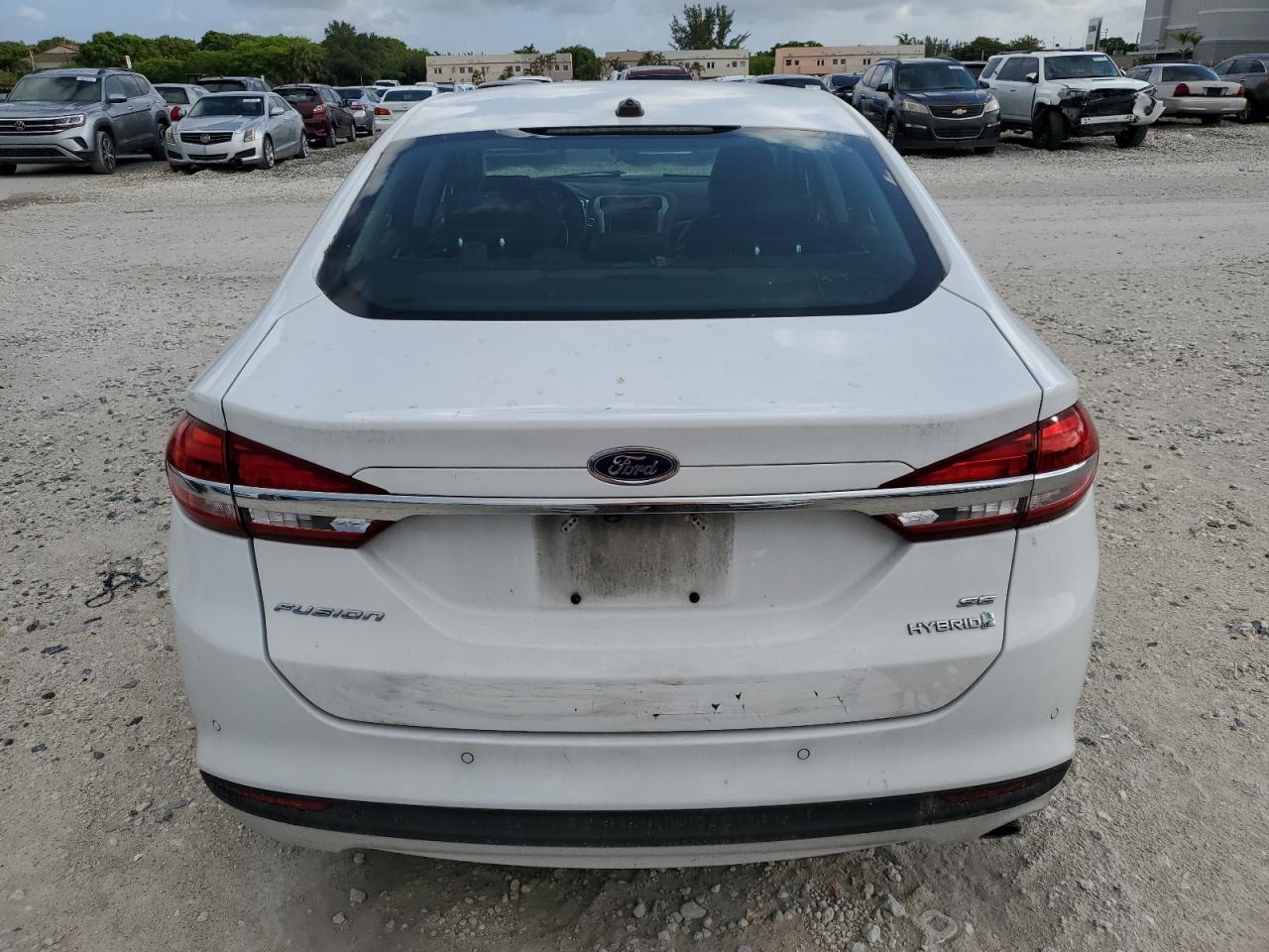 2018 Ford Fusion Se Hybrid VIN: 3FA6P0LU2JR171909 Lot: 54033745