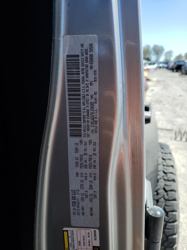 2016 Jeep Wrangler Unlimited Sport VIN: 1C4BJWDG7GL230269 Lot: 56708555