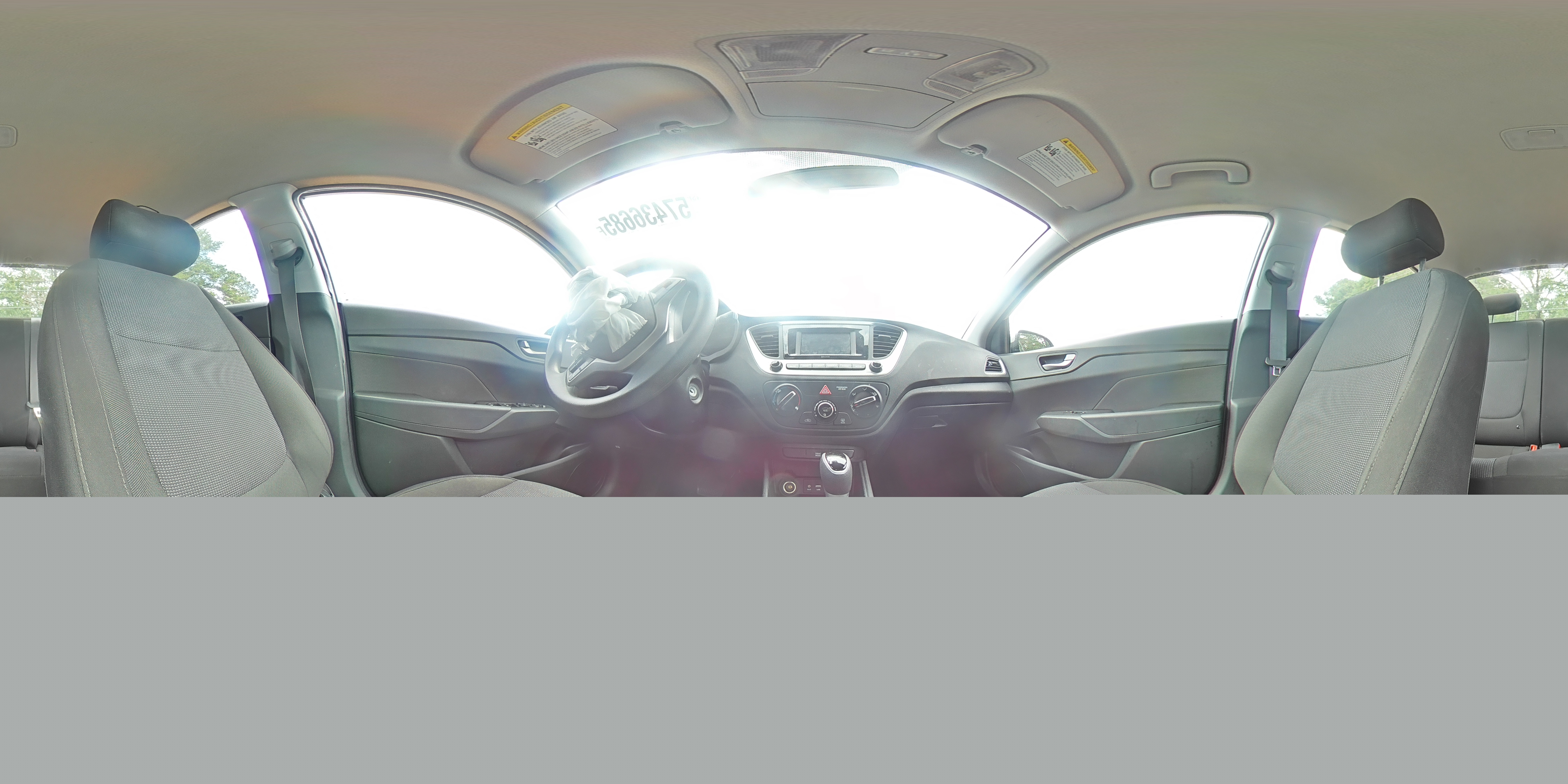 2022 Hyundai Accent Se VIN: 3KPC24A63NE165993 Lot: 57436685