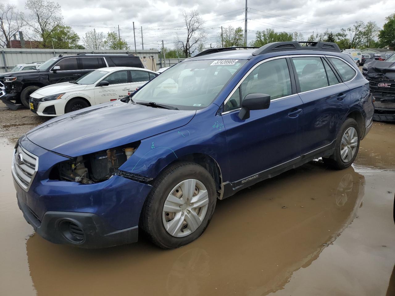 2015 Subaru Outback 2.5I იყიდება Lansing-ში, MI - Rear End