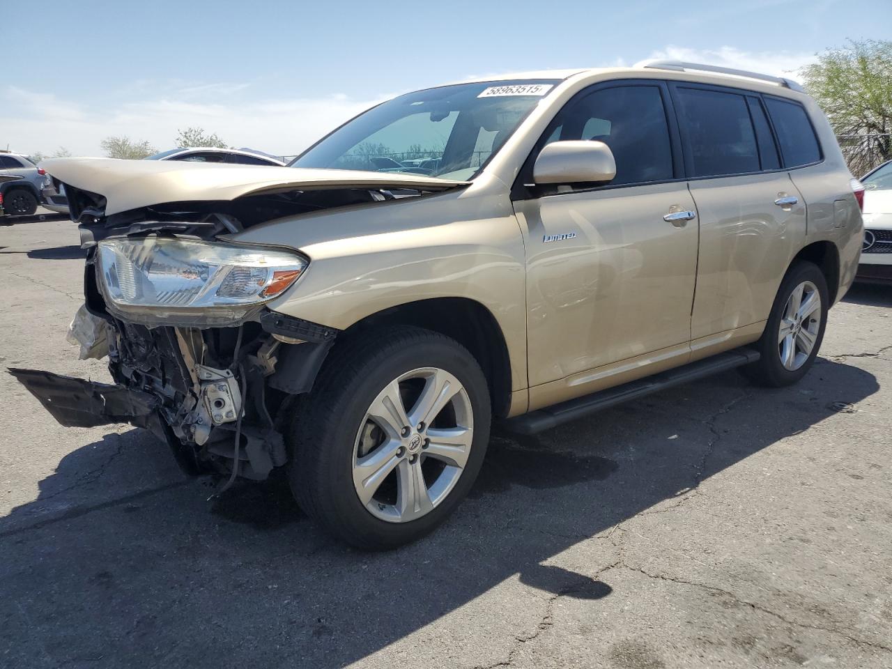 2008 Toyota Highlander Limited de vânzare în North Las Vegas, NV - Front End
