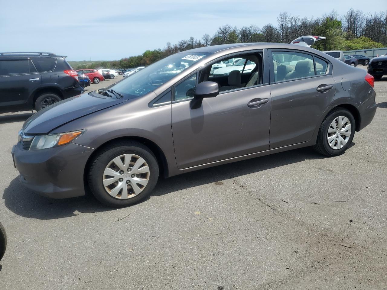 2012 Honda Civic Lx for Sale in Brookhaven, NY - Front End