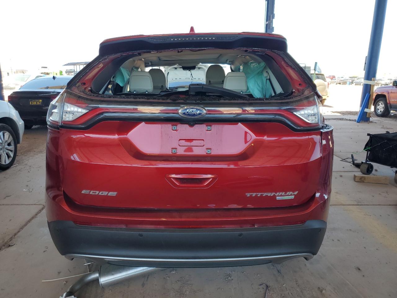 2018 Ford Edge Titanium VIN: 2FMPK3K96JBC11267 Lot: 57344475